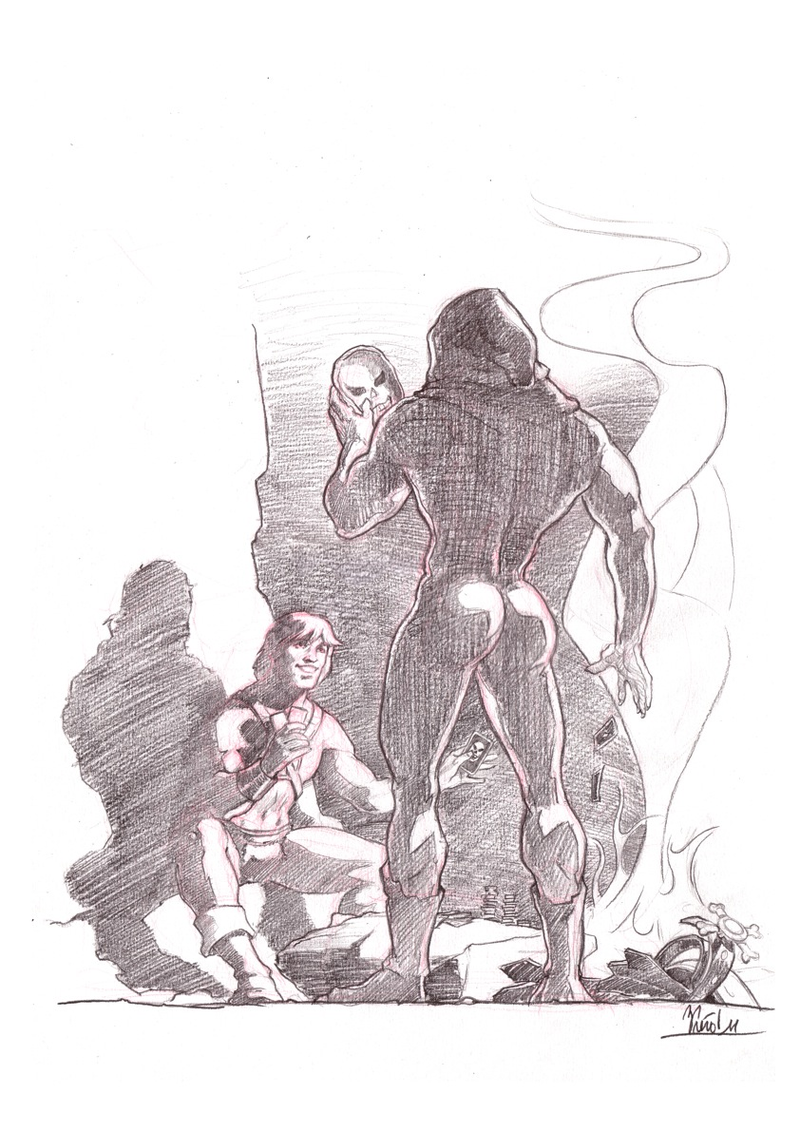 Illustration for article titled Check out Skeletor Saves, a He-Man-themed art show for a good cause (NSFW)